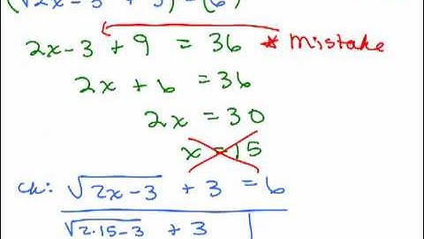 Solving Radical Equations 2