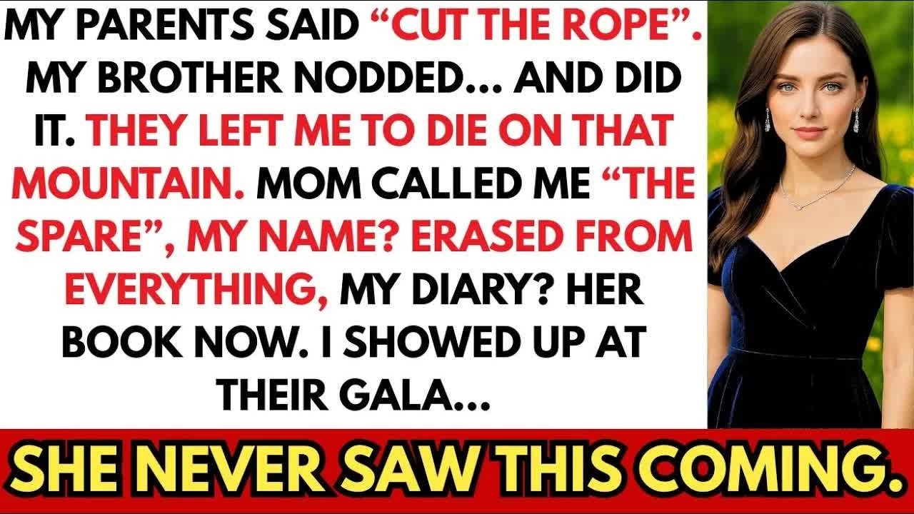 I HEARD MY PARENTS SAY “CUT THE ROPE” DURING MY ROCK CLIMBING TRIP—THEN THEY LEFT ME ON THE MOUN