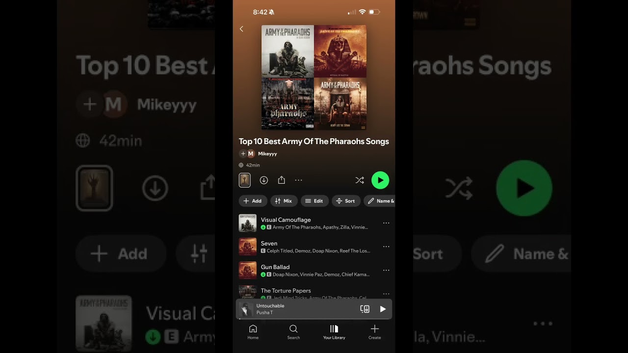 Top 10 Best Army Of The Pharaohs Songs