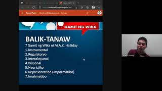 Gamit ng Wika Ayon Kay Jakobson (11-Competency)