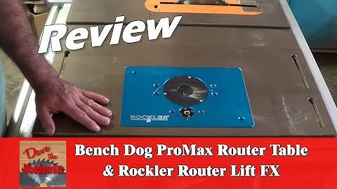 Bench Dog ProMax Router Table & Rockler Router Lift FX