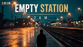 The Empty Station At 2 A.M. | Lonely Guitar Instrumental for Sleep & Late Night Reflection