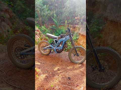 MY BIKE FELL IN A SINKHOLE! #surron #eridepro #wheelie