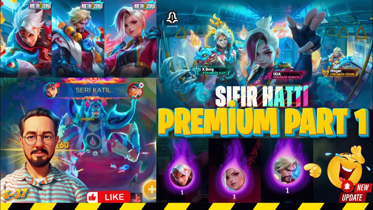 Kostümler Fena ! 😈 - Metro Zero Premium Tedarik Part 1 - Mlbb