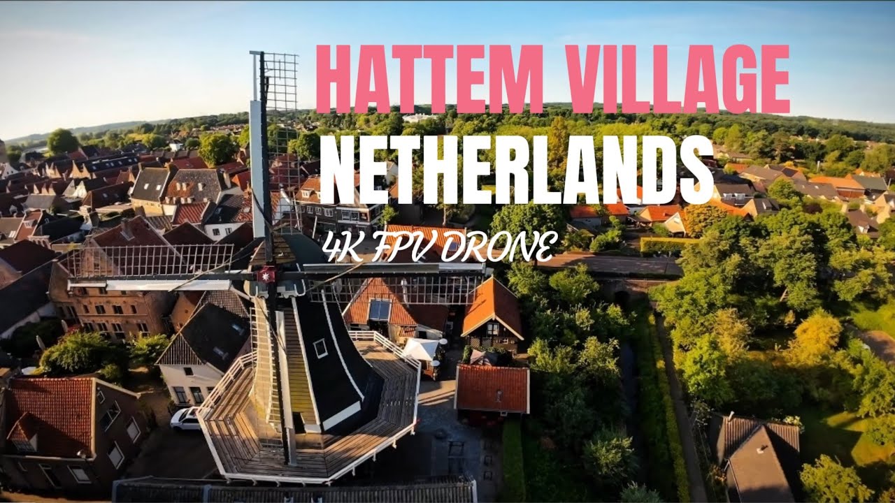 Hattem Village, Netherlands – 4K Drone Footage