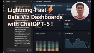 Lightning-Fast ⚡Data Viz Dashboards with ChatGPT-5 ! Wealth