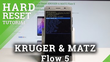 How to Hard Reset KRUGER & MATZ Flow 5 - Bypass Screen Lock / Wipe Data |HardReset.Info