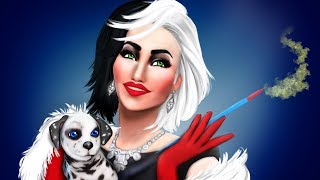 THE SIMS 4 CRUELLA DE VIL (Inspired) Create A Sim & Speed Edit