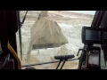 Volvo ec380 e loading sand on volve a 30 and 35