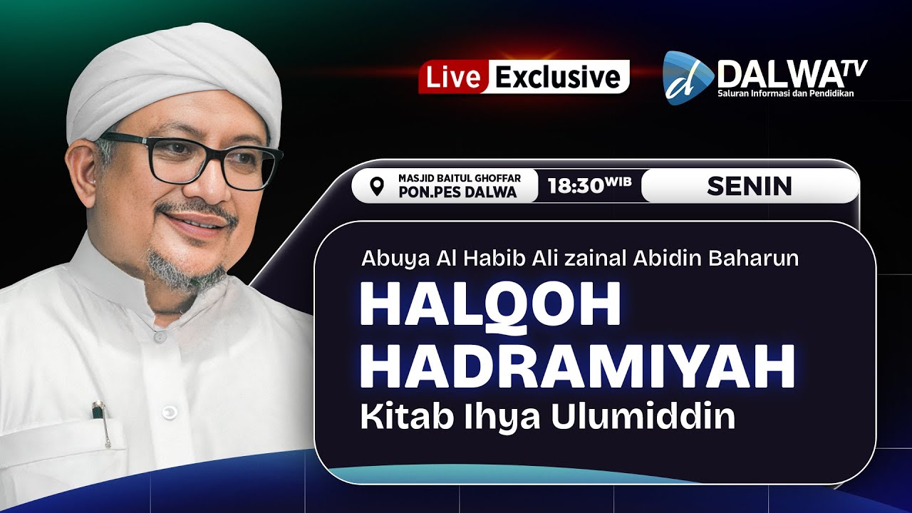 🔴LIVE || HALQOH HADROMIYYAH BERSAMA ABUYA AL HABIB ALI ZAINAL ABIDIN BAHARUN