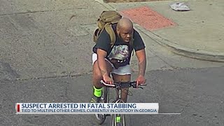 Suspect arrested in fatal stabbing