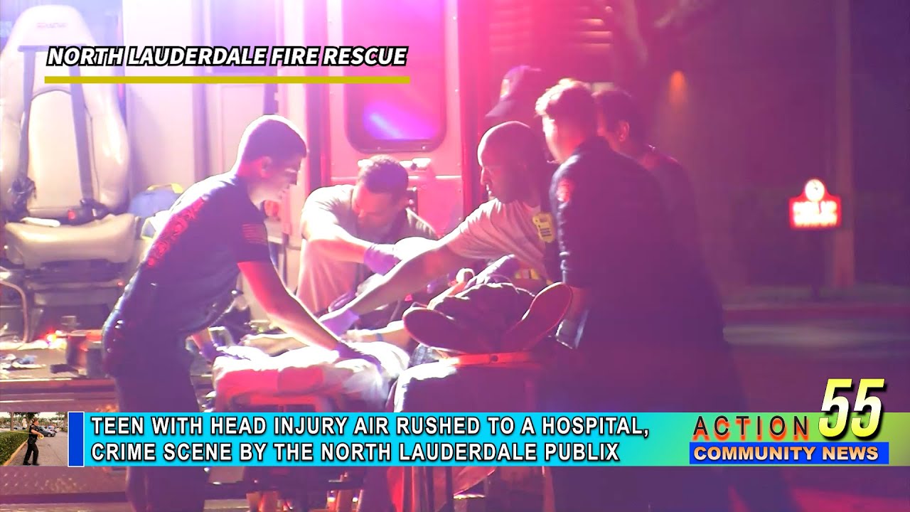 Teen with head injury rushed to a hospital, active crime scene next to ...