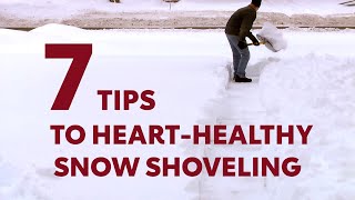 How to keep the heart safe when shoveling snow