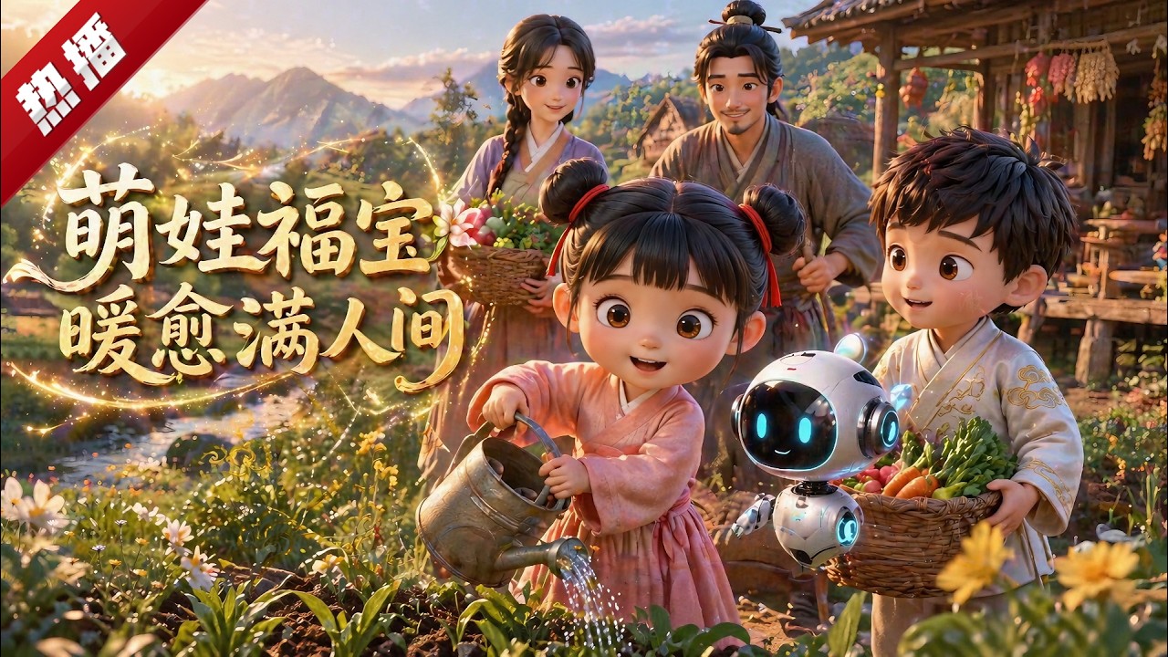MULTI SUB《萌娃福寶，暖愈滿人間》小奶娃陸南星，綁定星河09號醫療與生態輔助智腦“骨骨”系統，帶著家人們一起開荒種田，一步步盤活山村資源。 #AI #漫劇 #動漫 #無盡動漫社