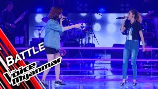 Vignette de la vidéo "Nyo Mie Mie Htun VS Kyal Zin: ဂ်ဴဒီ (Thar Dee Lu) | Battle - The Voice Myanmar 2019"