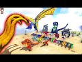 King Ghidorah VS Mod Dinosaurs| ARK Mod Battle Ep.308