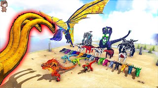 King Ghidorah VS Mod Dinosaurs| ARK Mod Battle Ep.308