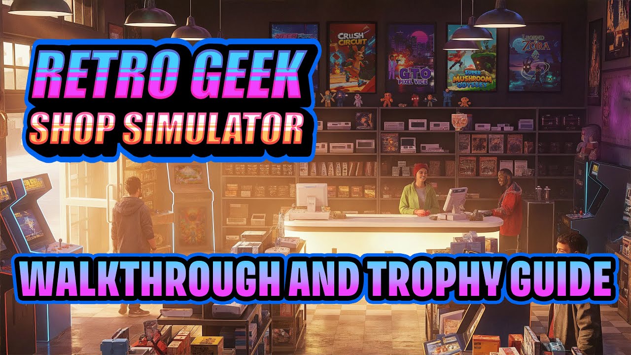 Retro Geek Shop Simulator - Walkthrough | Trophy Guide | Achievement Guide