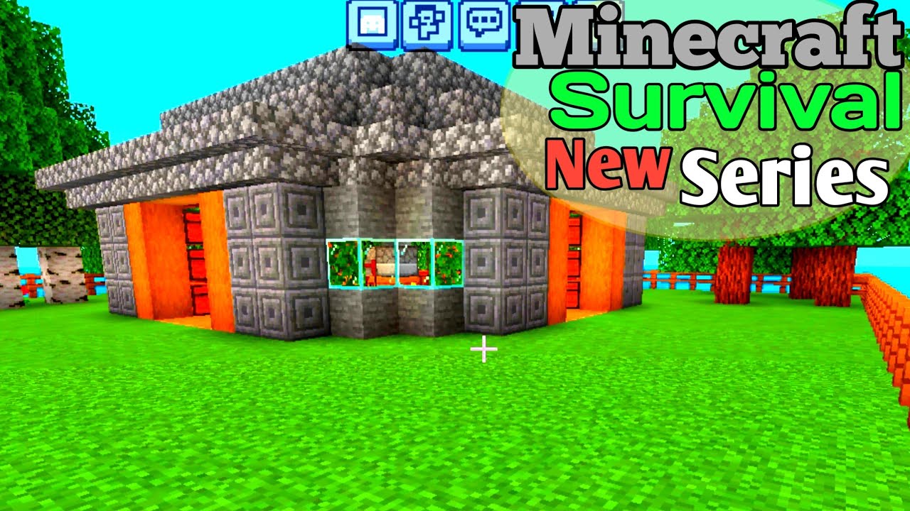 I Started Minecraft New Survival Series in Mcpe (V-1.20.50) #1 - YouTube
