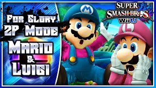Super Smash Bros. for Wii U / 3DS - For Glory Mode (2-Player) - Mario & Luigi