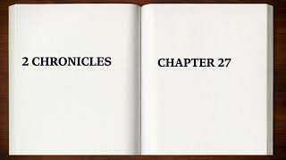 2 CHRONICLES CHAPTER 27