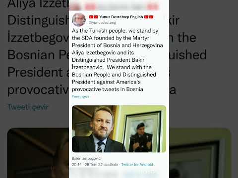 Video: Aliya İzzetbeqoviç, Bosniya və Herseqovina Prezidenti: tərcümeyi-halı