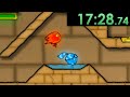 I decided to speedrun Fireboy and Watergirl 2 and wasn't incredibly lonely this time