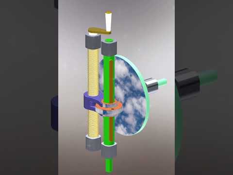 Friction Disk Variator Mechanism | Variable Speed Drive ⚙️ #shorts