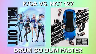 K/DA feat. Wolftyla, Bekuh Boom, Aluna vs. NCT 127 - Drum Go Dum Faster (Mashup)