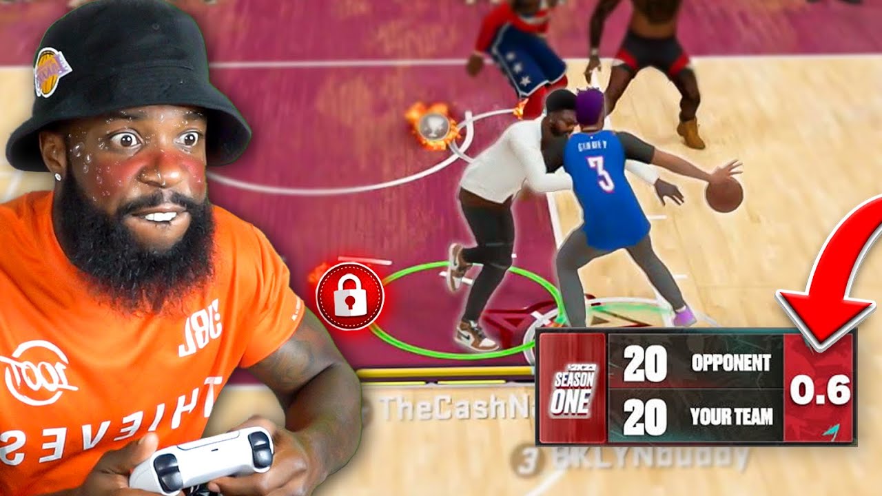The SWEATIEST INTENSE Park Game EVER! BEST LOCKDOWN BUILD NBA 2K23