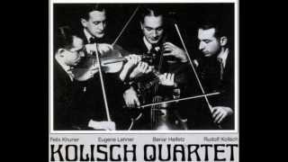 Kolisch String Quartet - Mozart: Quartet #21 K 575, 1. Allegretto
