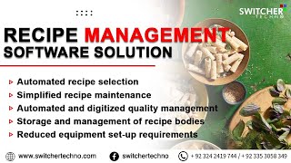Recipe Management Software