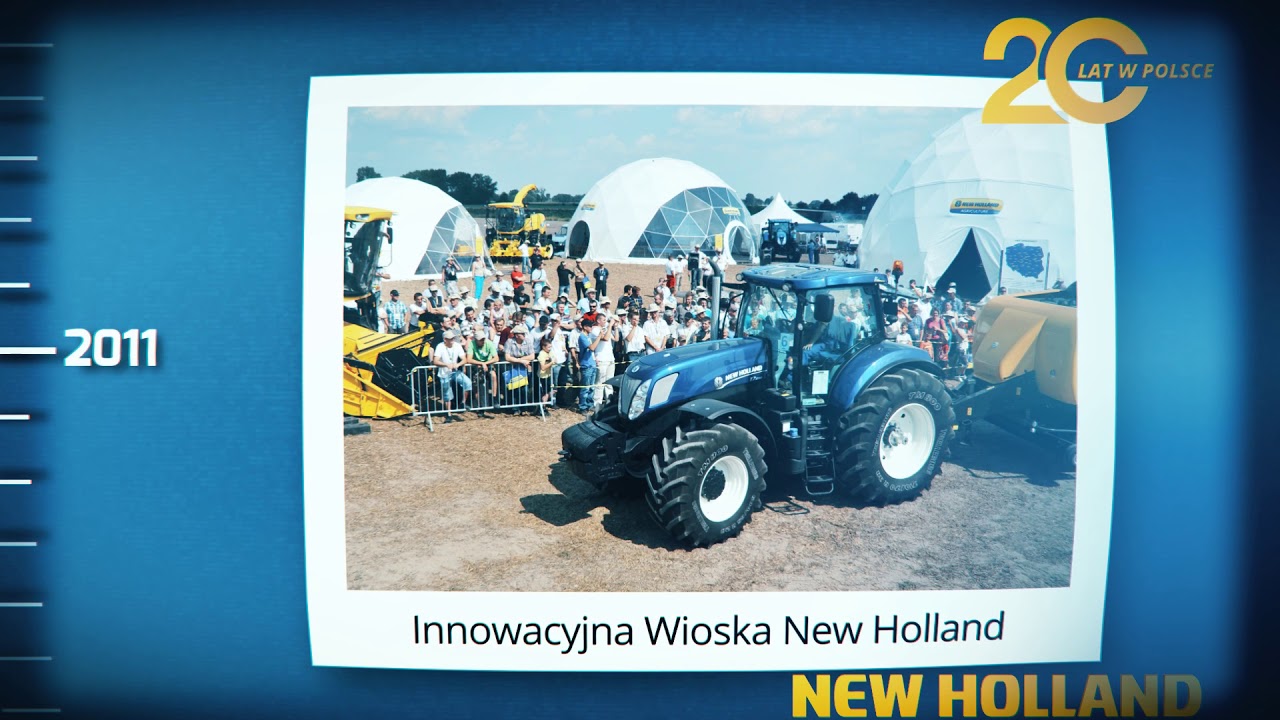 tractor tires 20 lat New Holland w Polsce
