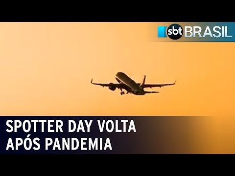 Suspenso por conta da pandemia, Spotter Day volta a ser realizado  | SBT Brasil (23/07/22)