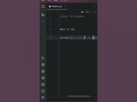 use ellipsis in python to access element #phython #pythonprogramming # ...