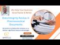#506 SIPHACOS Data Integrity Review in Pharmaceutical Documents