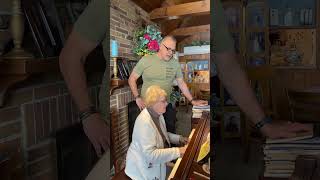 Piano with Mom Damn Yankees