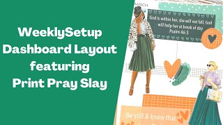 Scripture Writing Weekly Setup | featuring Print Pray Slay