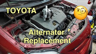 Toyota 2012 Corolla alternator replacement #diy #mechanic