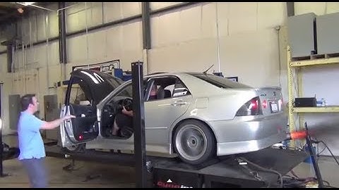 2JZ Lexus IS300 Dyno Pulls 664/535