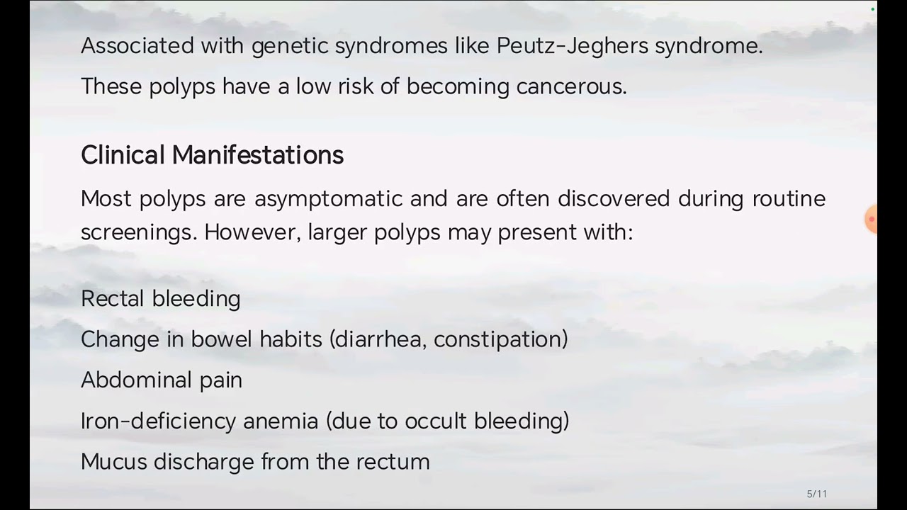 Colon & Rectum polyp | Types | Causes & Risk Factor | Diagnosis | Management