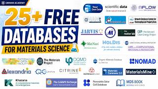 Where to find datasets for materials science 25+ Free Databases