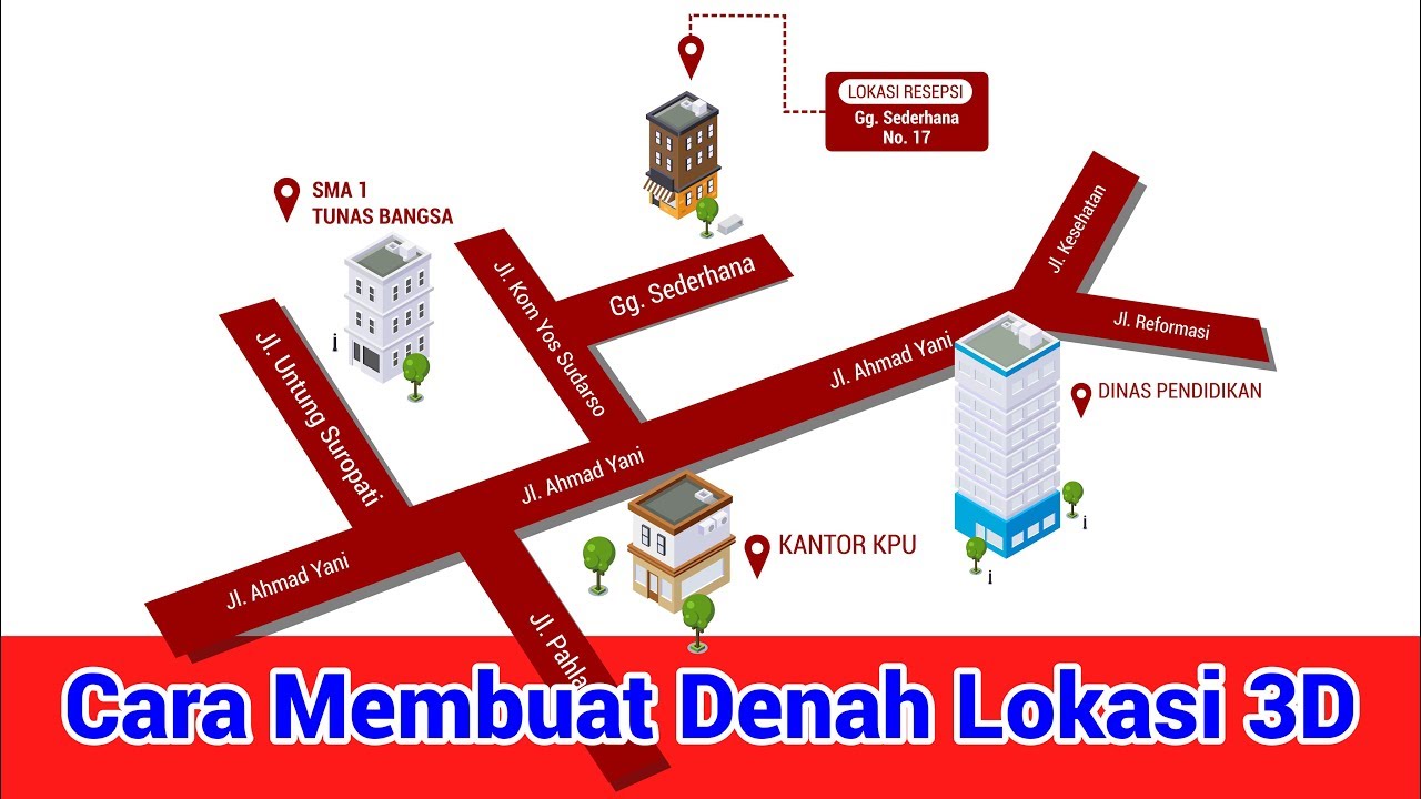 Cara Membuat Denah Lokasi 3d Dengan Corel Draw Indonesiacoreldraw