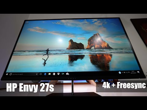HP Envy 27s 4K Gaming Monitor - AMD Freesync