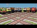 8 Crazy Trains Conquering Bumpy Tracks | Indian Railways | Trains For Kids