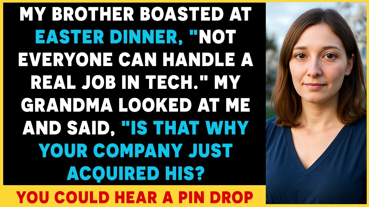 Мой брат хвастался на пасхальном ужине: «Не каждый может построить настоящую карьеру в сфере техн...