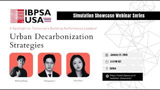 Celebrity Simulation Showcase Series 2025 : Webinar 4 : Urban Decarbonization Strategies Net Worth