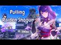 Pulling Raiden Shogun on my Birthday 🍰♡ ༘*.゚💜| cozy genshin gameplay + ̊⊹ ᰔ