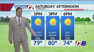 WPRI 12 Weather Forecast 5/31/24 More Sunshine Saturday