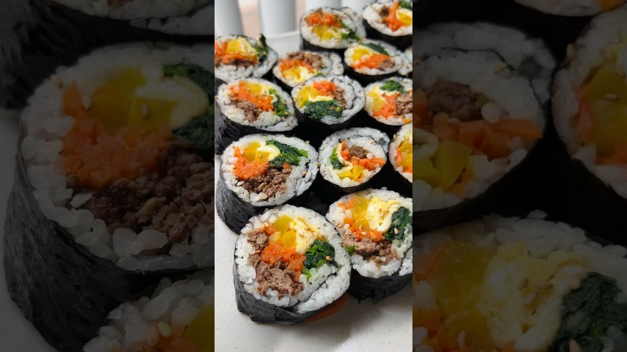 Easy Homemade Kimbap (Korean Gimbap)